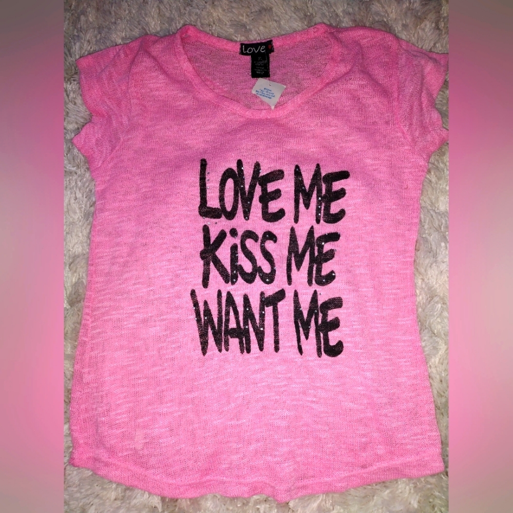 New never used cute pink light Tshirt